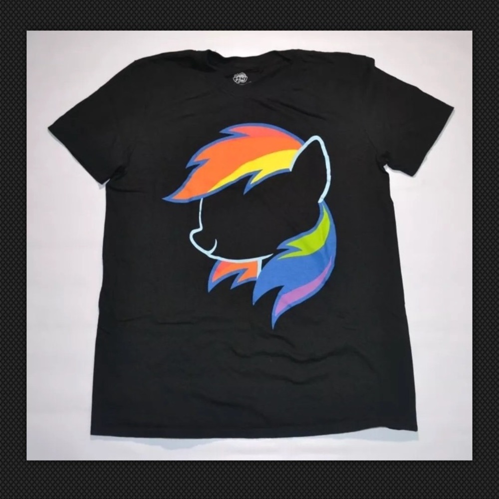 My Little Pony Rainbow Dash Junior T-Shirt Black